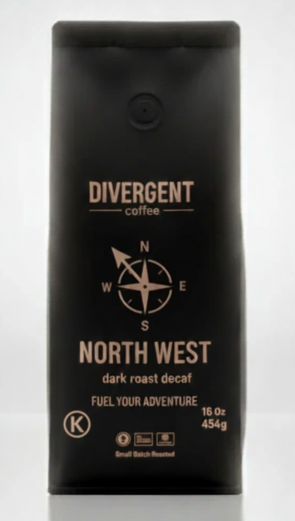 North West Dark Roast Decaf 16oz Whole Bean