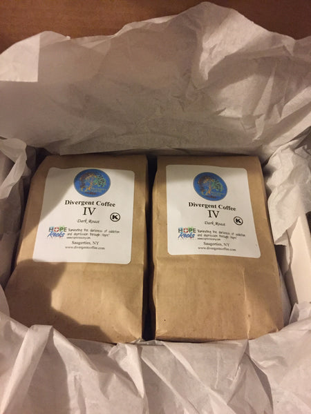 Subscription Box! BOLD IV(Four) Dark Roast Whole Bean 2lbs.